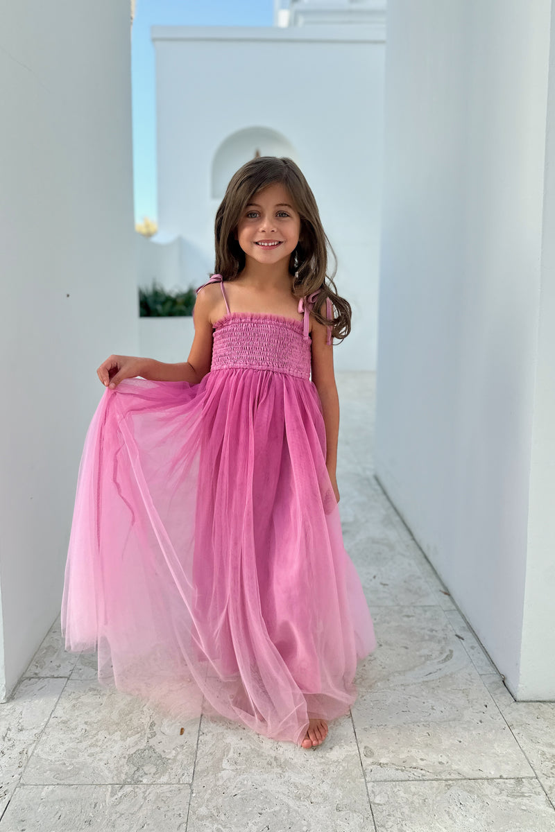 Isa Maxi (pink ombre tulle)