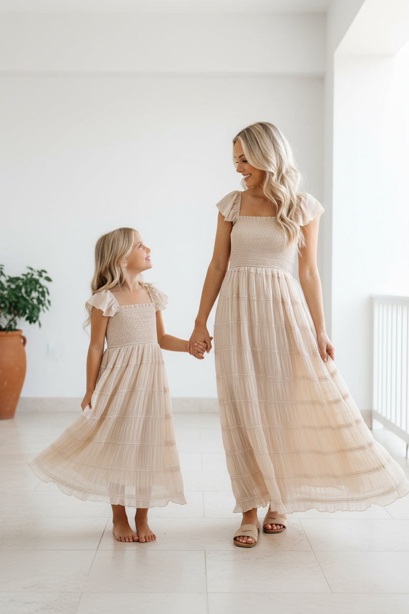 INDIE BLUE Dresses Marabella Dress (natural chiffon)