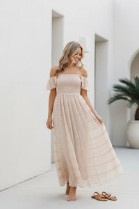 INDIE BLUE Women Women's Marabella Dress (natural chiffon)