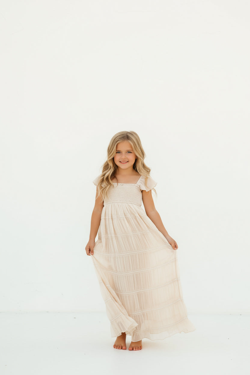 INDIE BLUE Dresses Marabella Dress (natural chiffon)