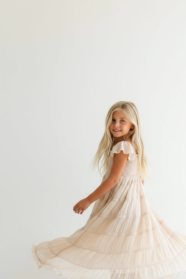 INDIE BLUE Dresses Marabella Dress (natural chiffon)