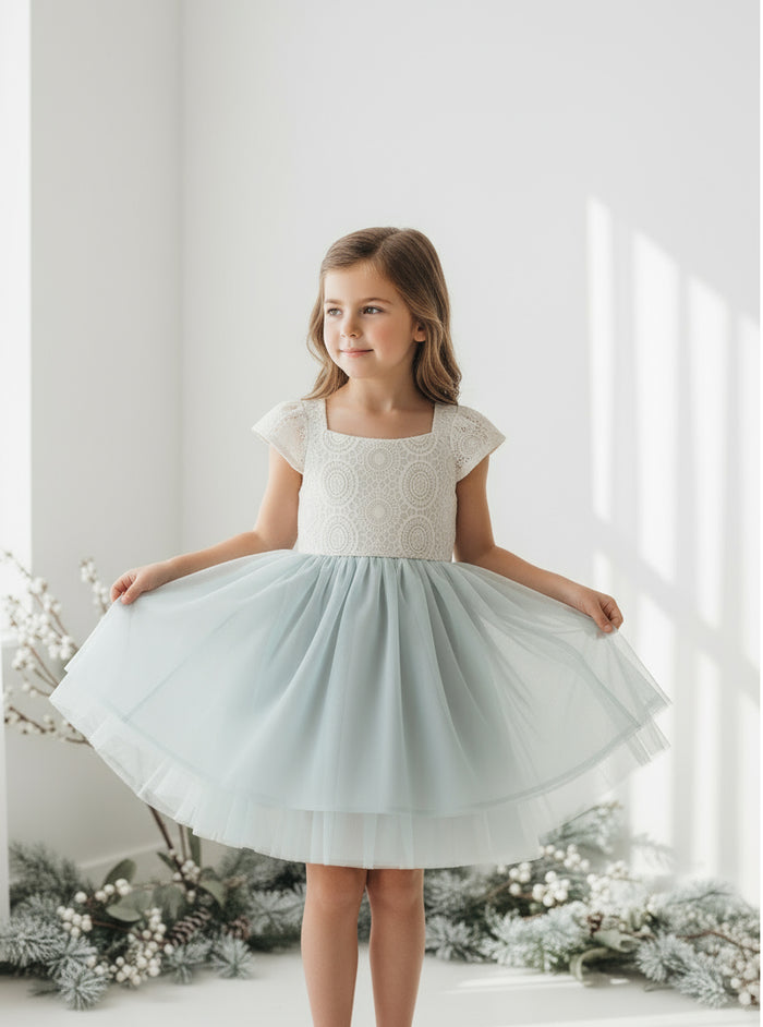 INDIE BLUE Dresses Aria Dress (airy blue tulle)