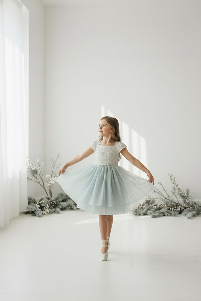 INDIE BLUE Dresses Aria Dress (airy blue tulle)