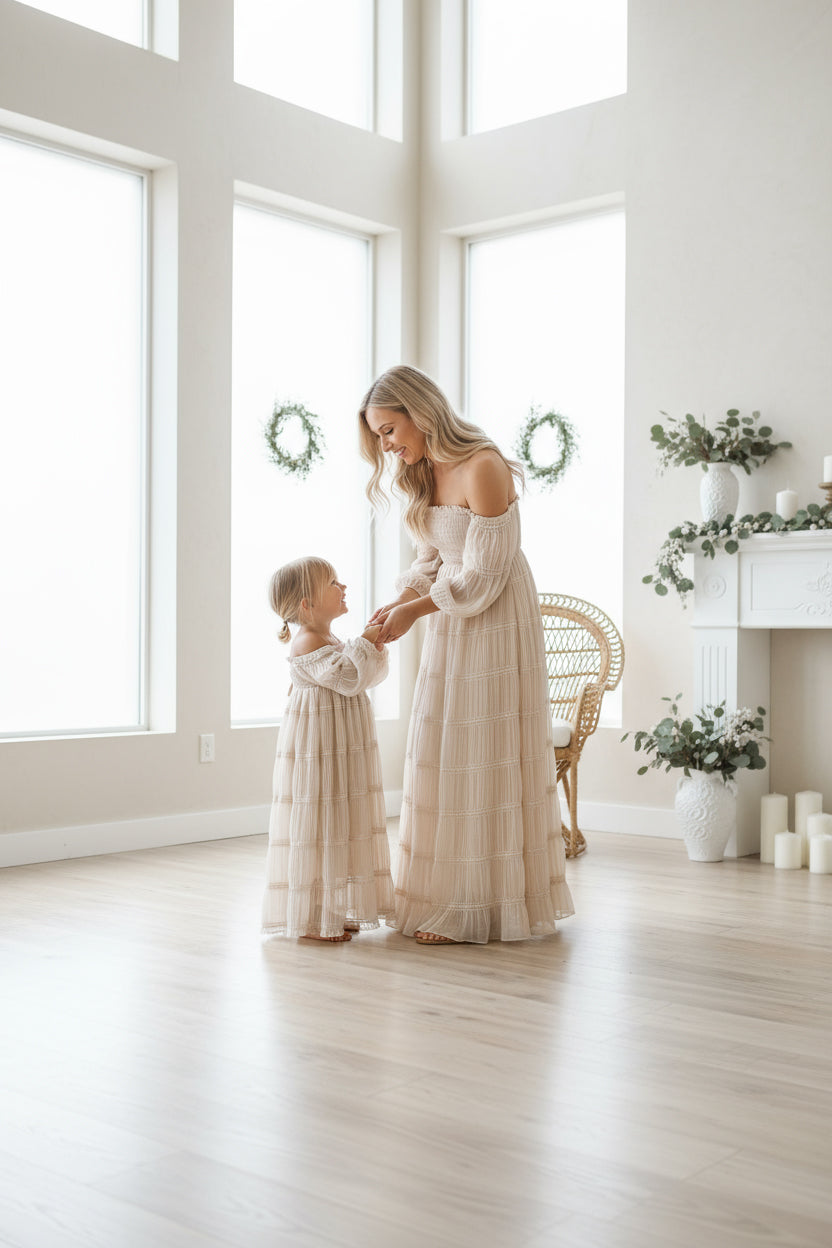 INDIE BLUE Women Women's Pippa Maxi (natural chiffon)