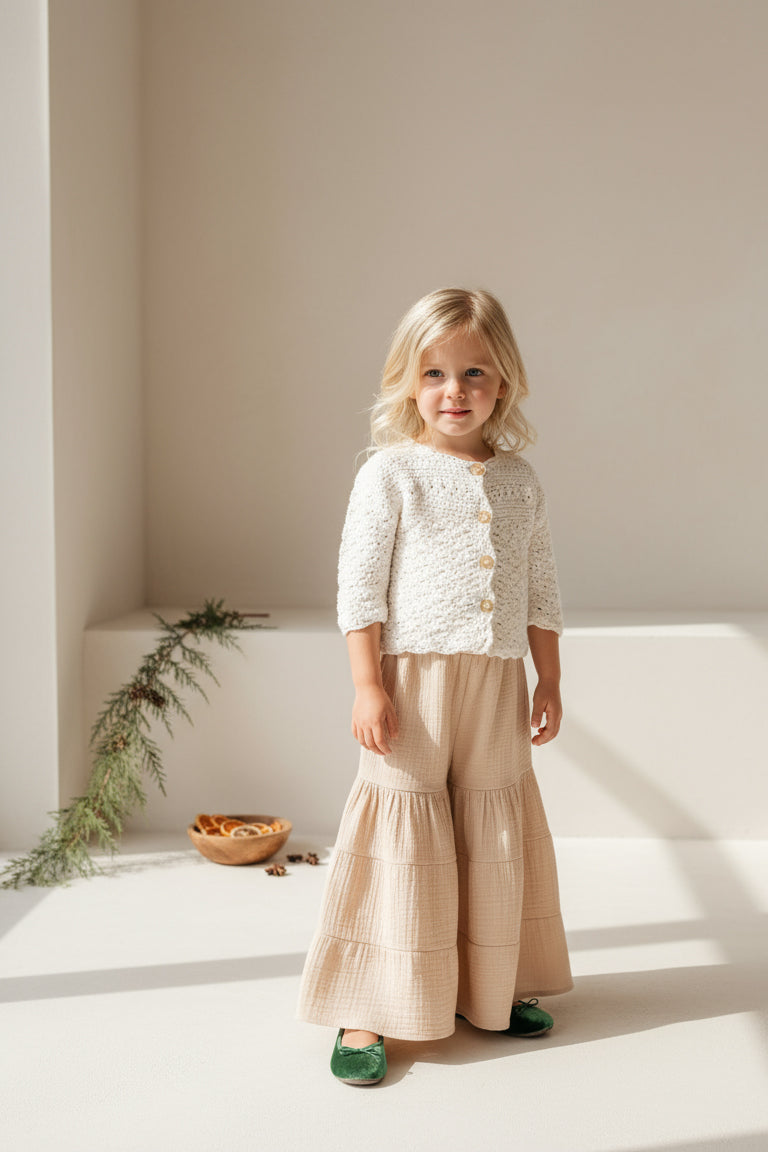 INDIE BLUE Separates Bella Maxi Pants (latte muslin)