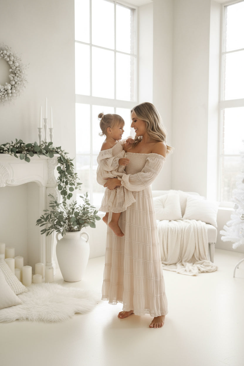 INDIE BLUE Women Women's Pippa Maxi (natural chiffon)