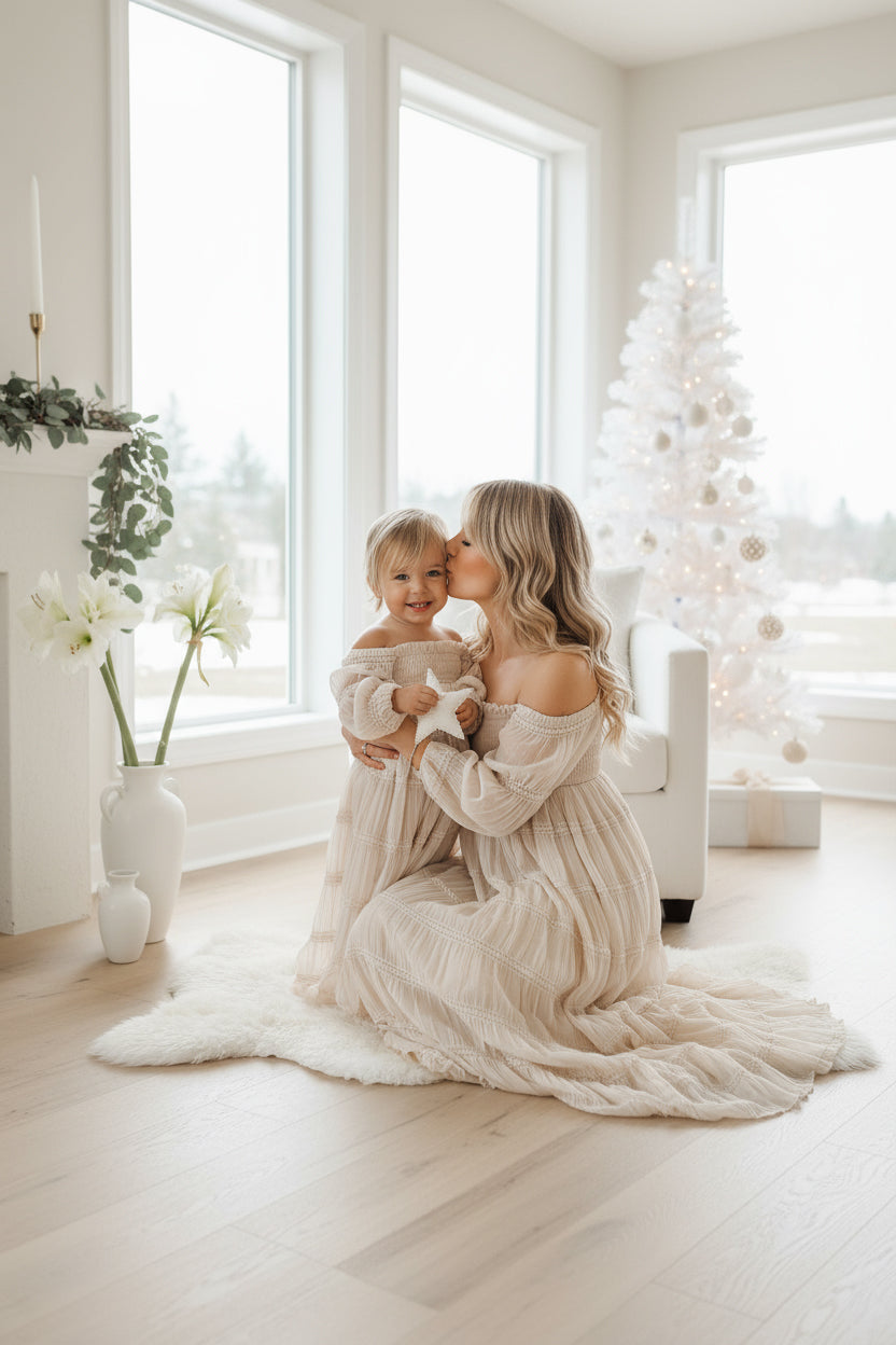 INDIE BLUE Women Women's Pippa Maxi (natural chiffon)