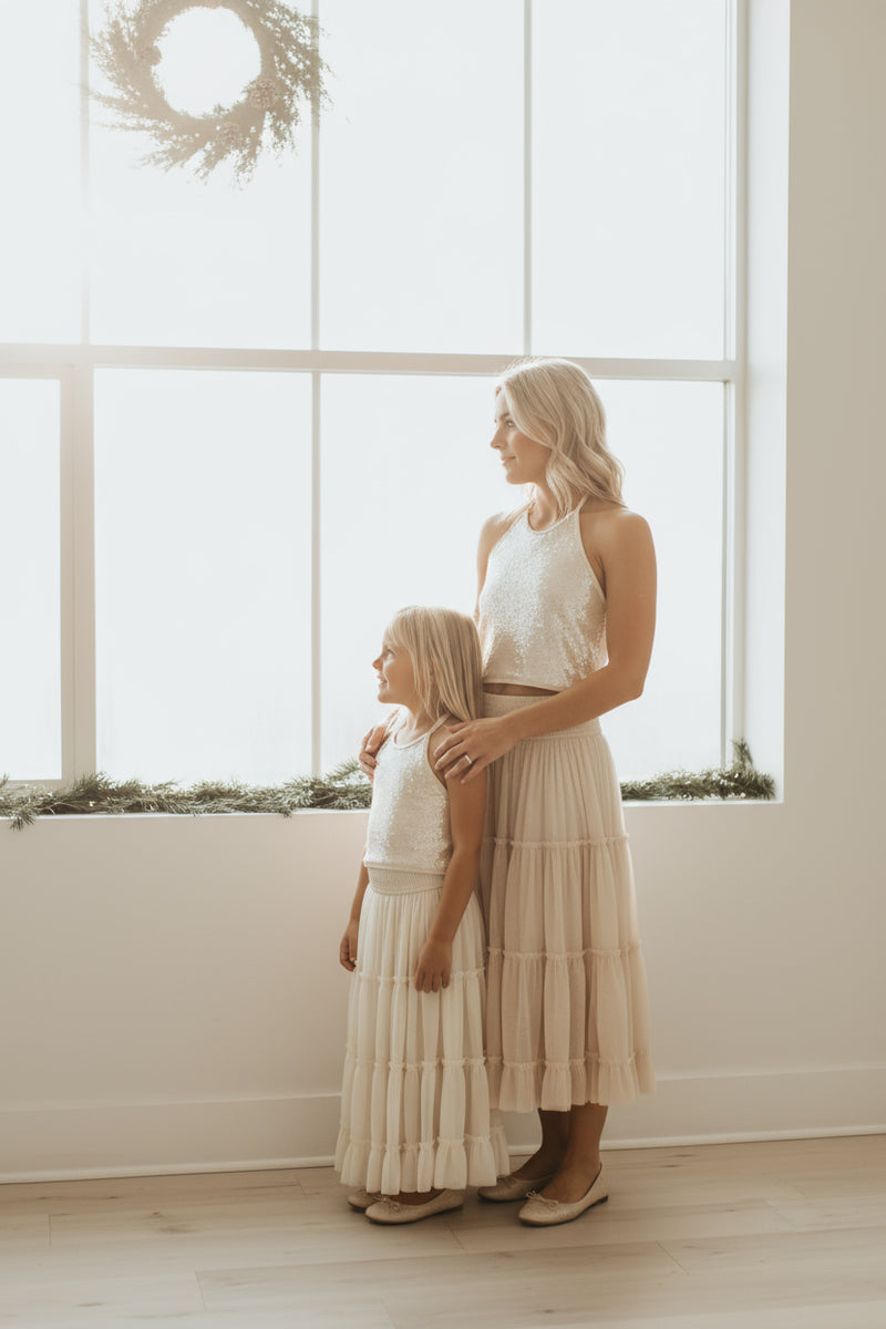 Faye Halter (natural sequin)