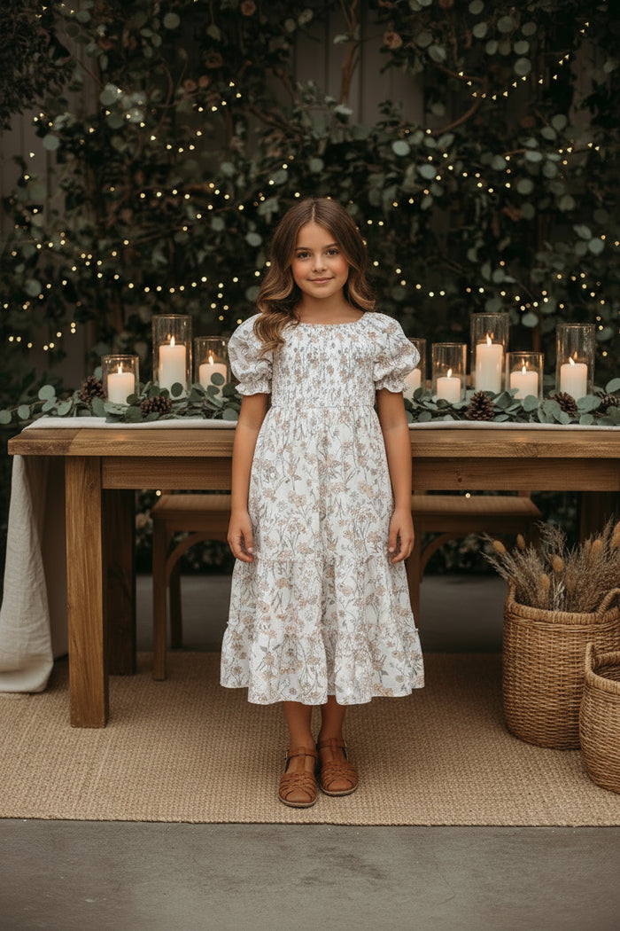 INDIE BLUE Dresses Elle Midi (art floral)