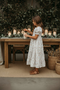 INDIE BLUE Dresses Elle Midi (art floral)