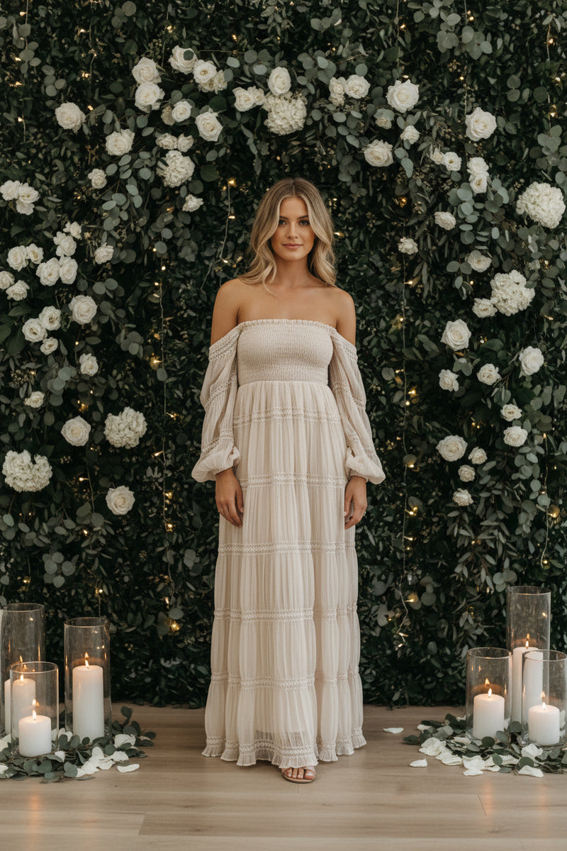 Women's Pippa Maxi (natural chiffon)