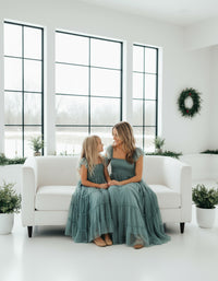 Women's Marabella Dress (soft teal tulle)