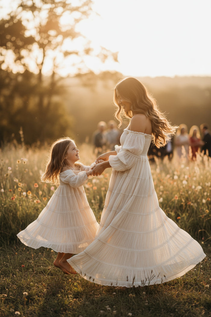 Pippa Maxi (natural chiffon)