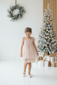 INDIE BLUE Dresses Isa Dress (blush tulle)
