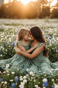 Women's Marabella Dress (soft teal tulle)