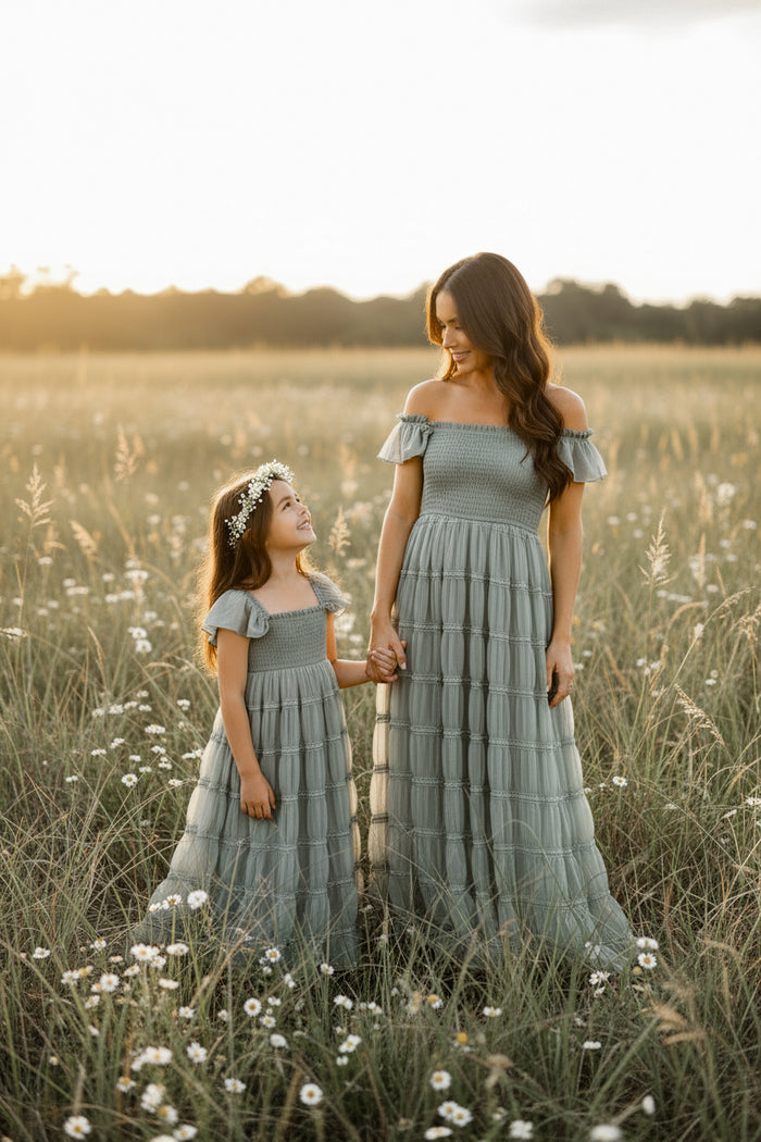 Women's Marabella Dress (sage chiffon)