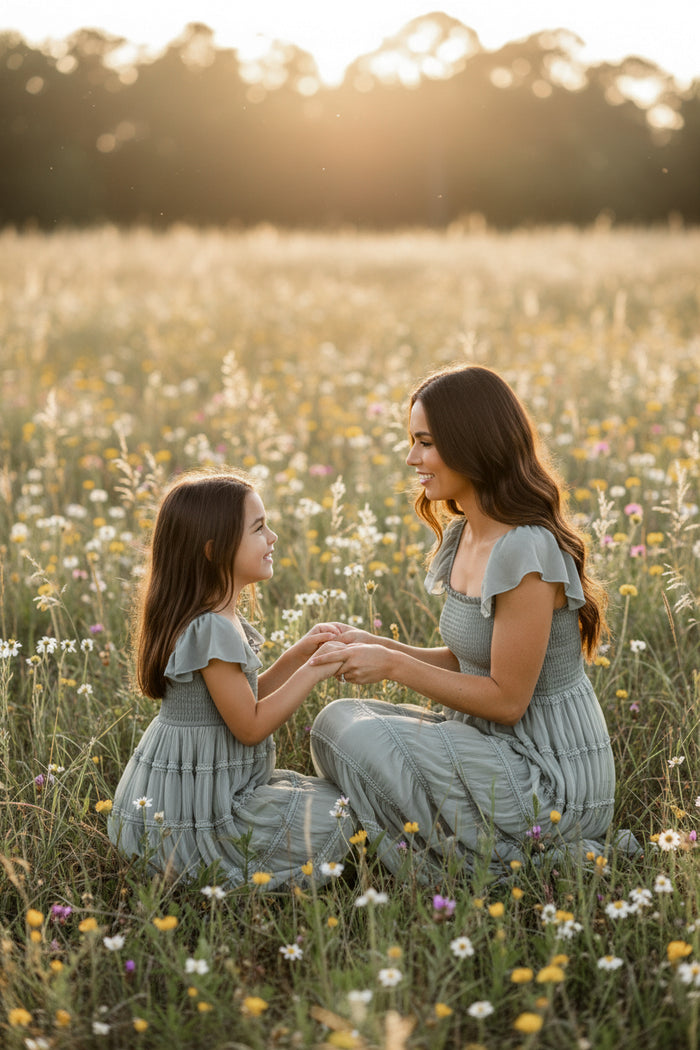 Women's Marabella Dress (sage chiffon)