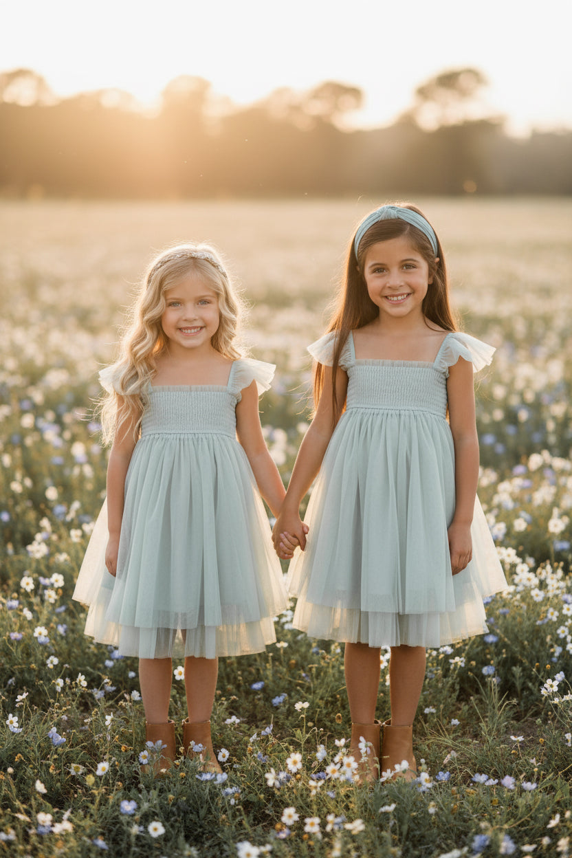 Juliet Dress (mint tulle)