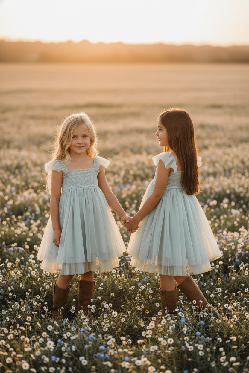 Juliet Dress (mint tulle)