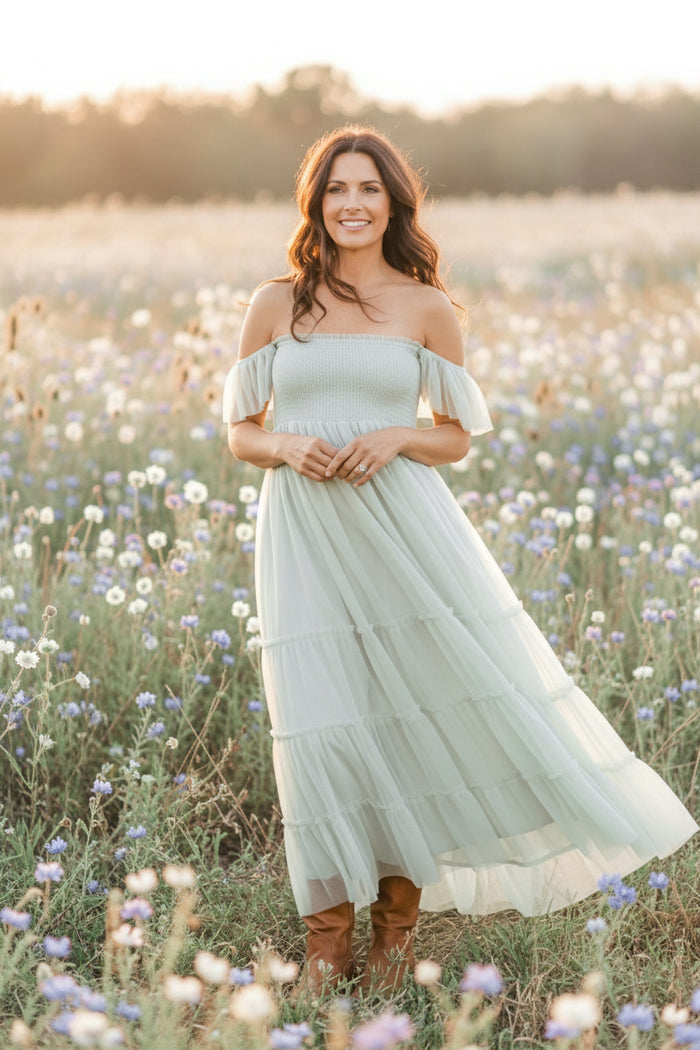 Women's Marabella Dress (mint tulle)