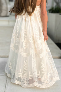 INDIE BLUE Dresses Madeline Lace Dress (ivory)