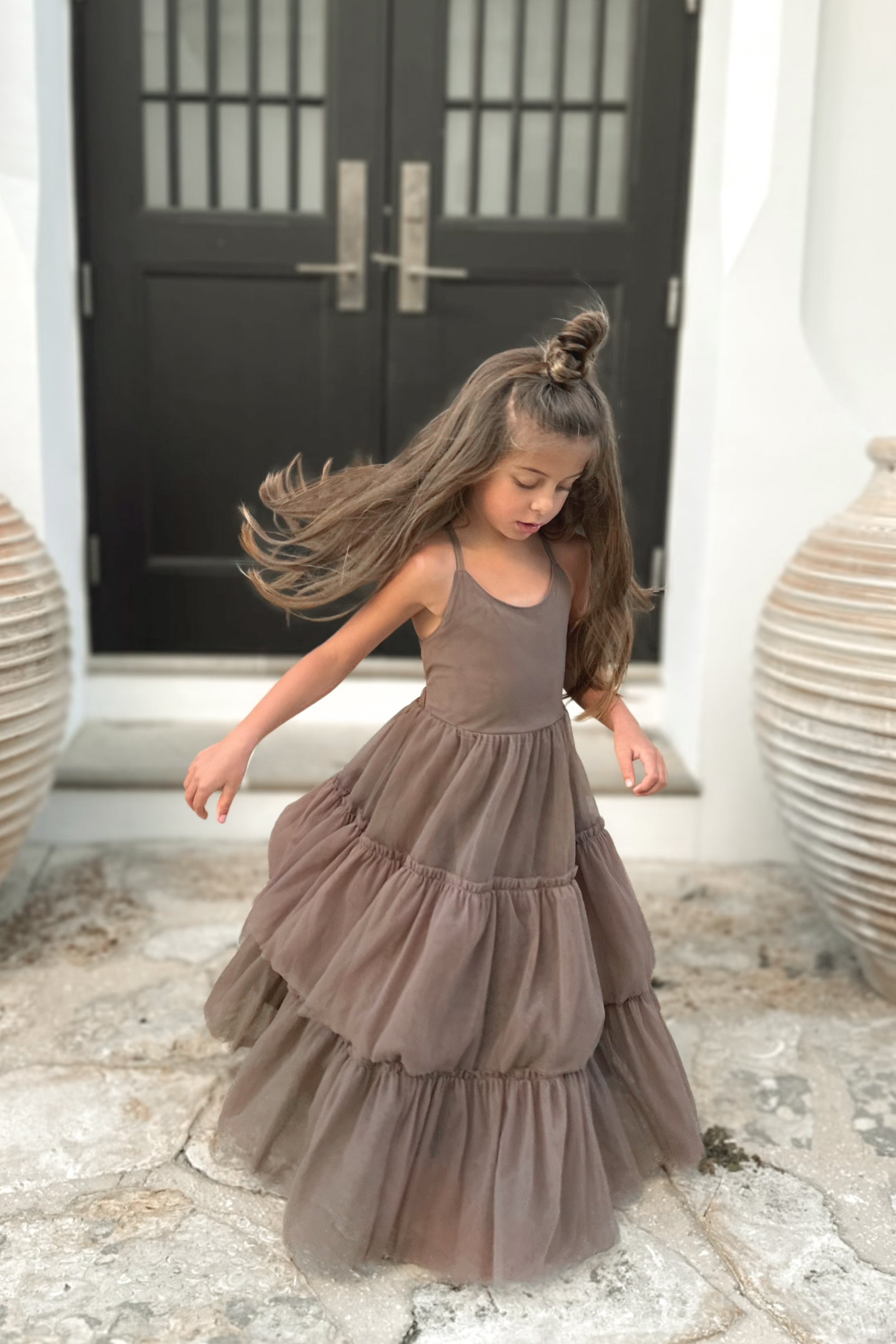 Wendy Dress (mocha tulle) – INDIE BLUE