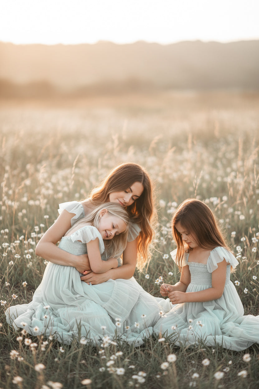 INDIE BLUE Women Women's Marabella Dress (mint tulle)