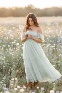 INDIE BLUE Women Women's Marabella Dress (mint tulle)