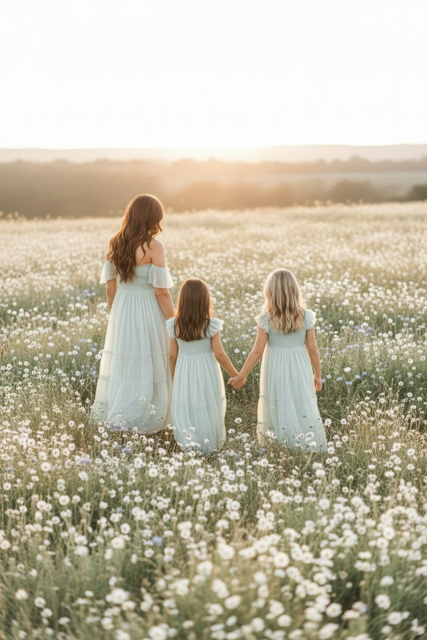 INDIE BLUE Women Women's Marabella Dress (mint tulle)