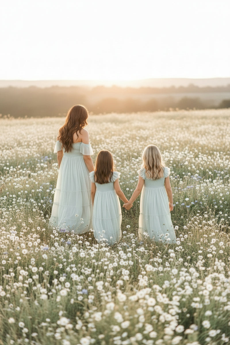 INDIE BLUE Women Women's Marabella Dress (mint tulle)