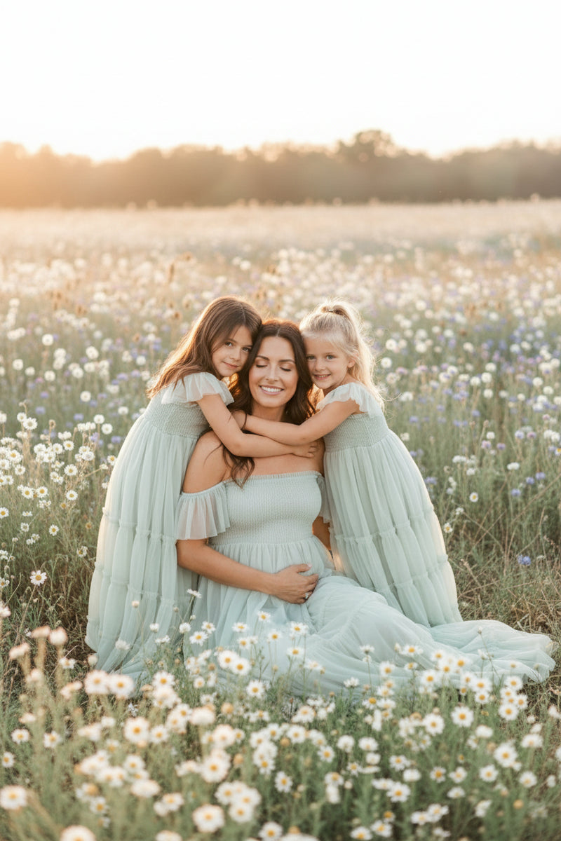 INDIE BLUE Women Women's Marabella Dress (mint tulle)