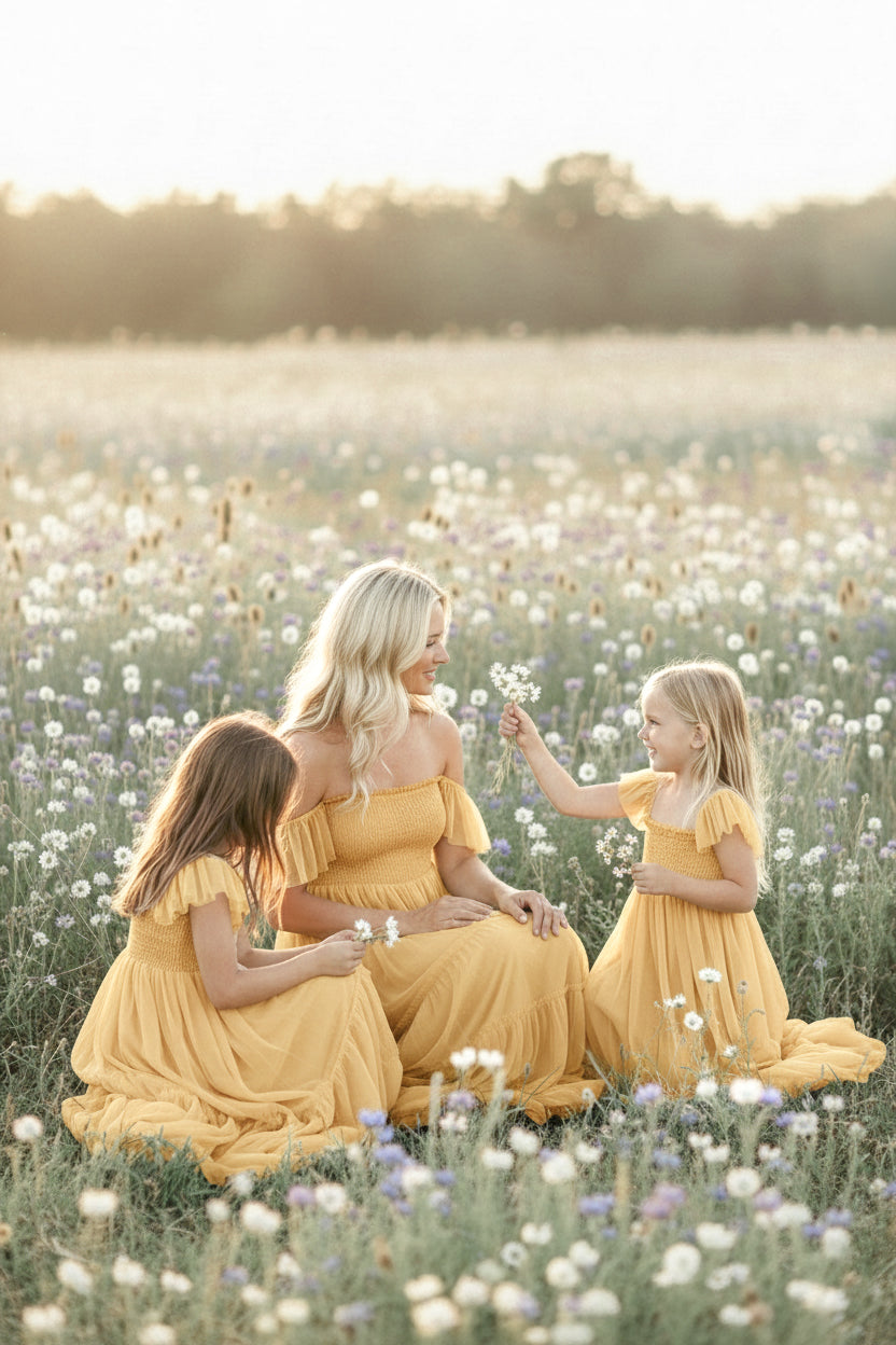 INDIE BLUE Women Women's Marabella Dress (saffron tulle)