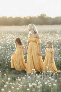 INDIE BLUE Women Women's Marabella Dress (saffron tulle)