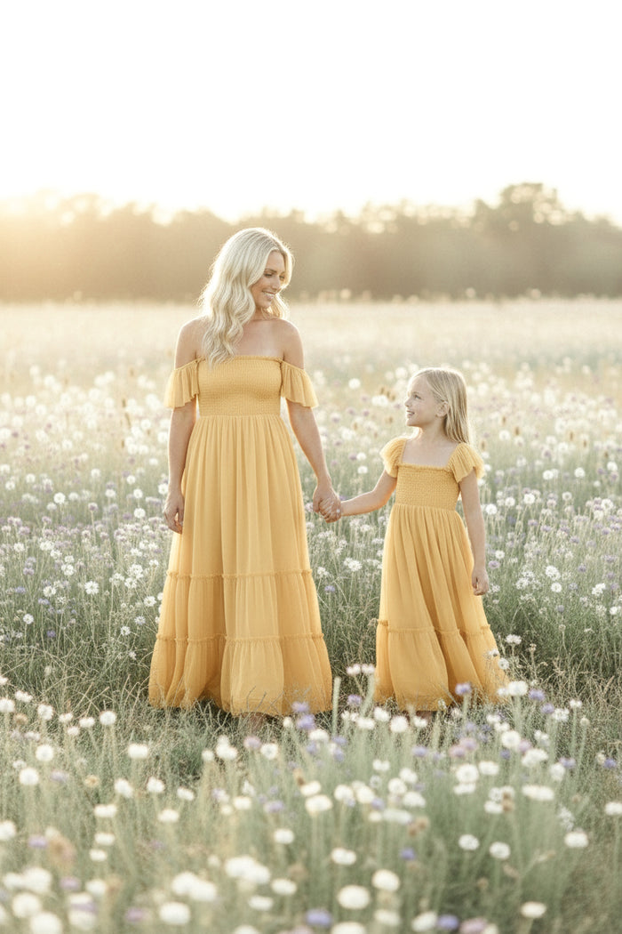 INDIE BLUE Women Women's Marabella Dress (saffron tulle)