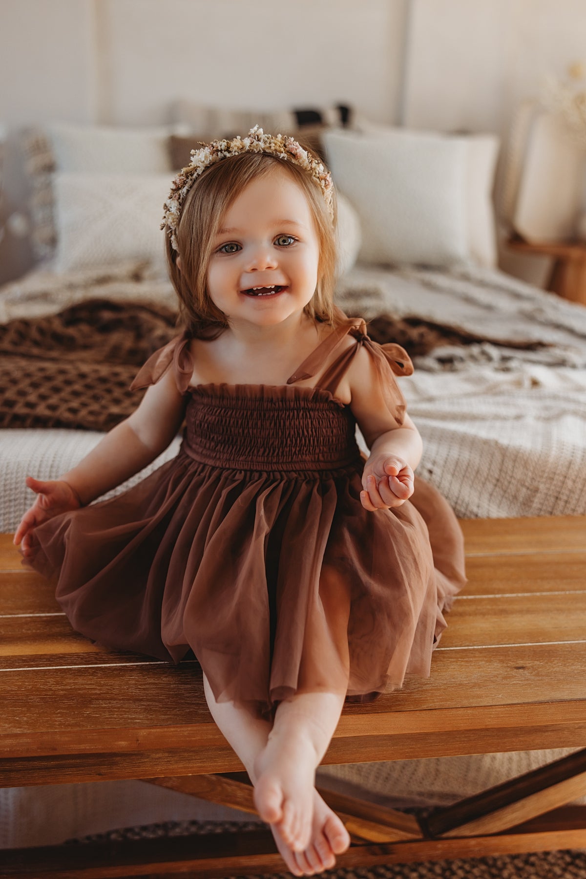 INDIE BLUE Dresses Isa Dress (cedar tulle)
