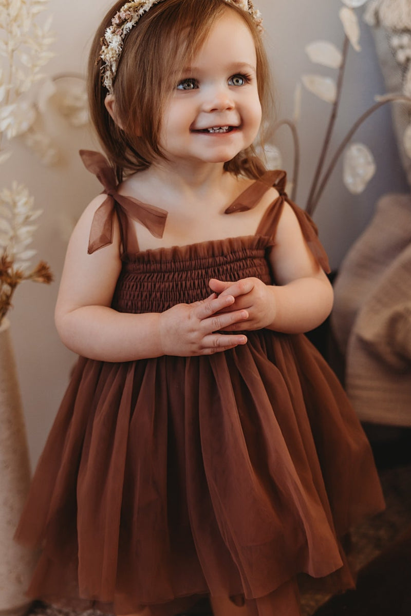INDIE BLUE Dresses Isa Dress (cedar tulle)