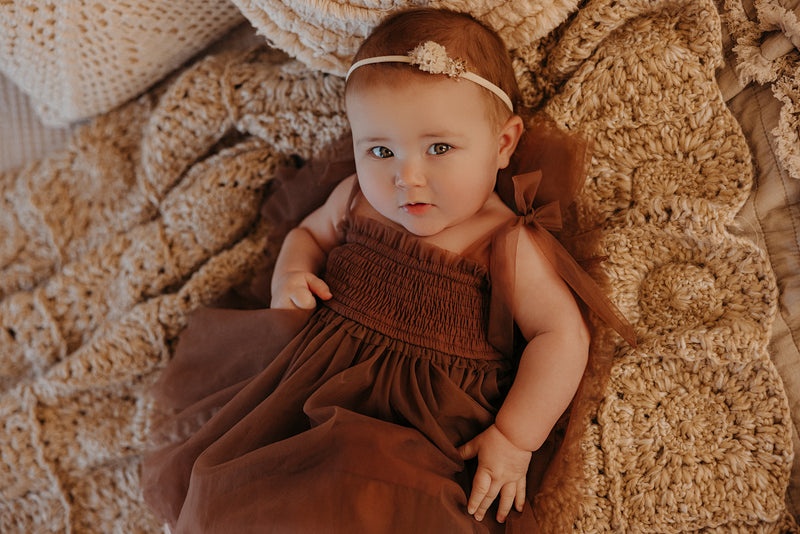 INDIE BLUE Dresses Isa Dress (cedar tulle)