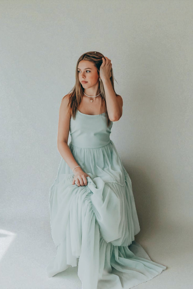 Women's Wendy Dress (mint tulle) M Women's Wendy Dress (mint tulle) M