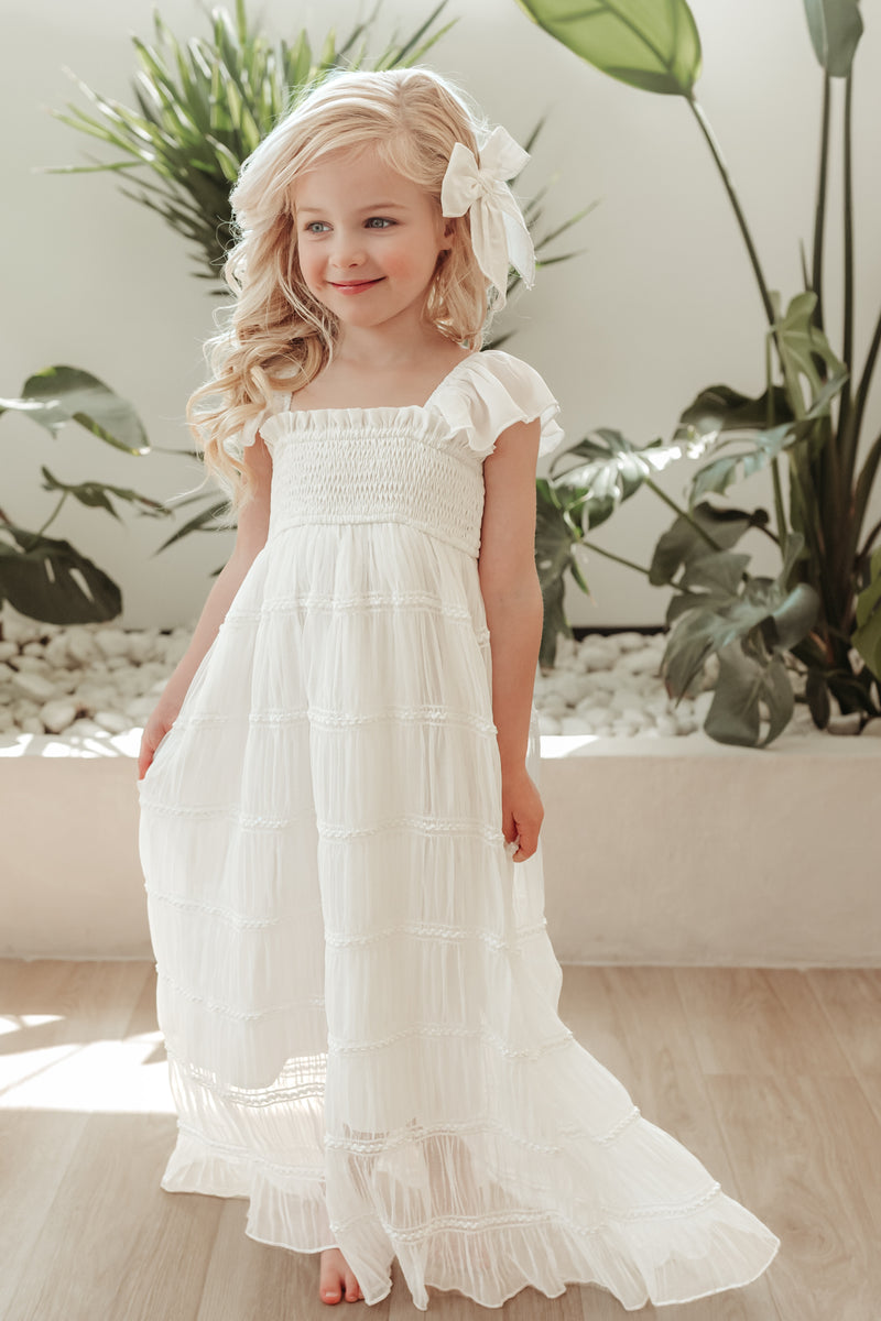 Marabella Dress (white chiffon)