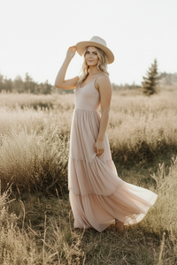 INDIE BLUE Women Women's Wendy Dress (soft pink tulle)