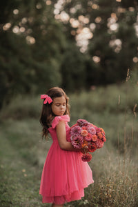Juliet Tulle Dress (vivid pink)