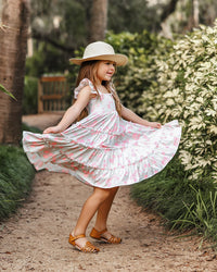 INDIE BLUE Dresses Pia Dress (floral blue) FINAL SALE