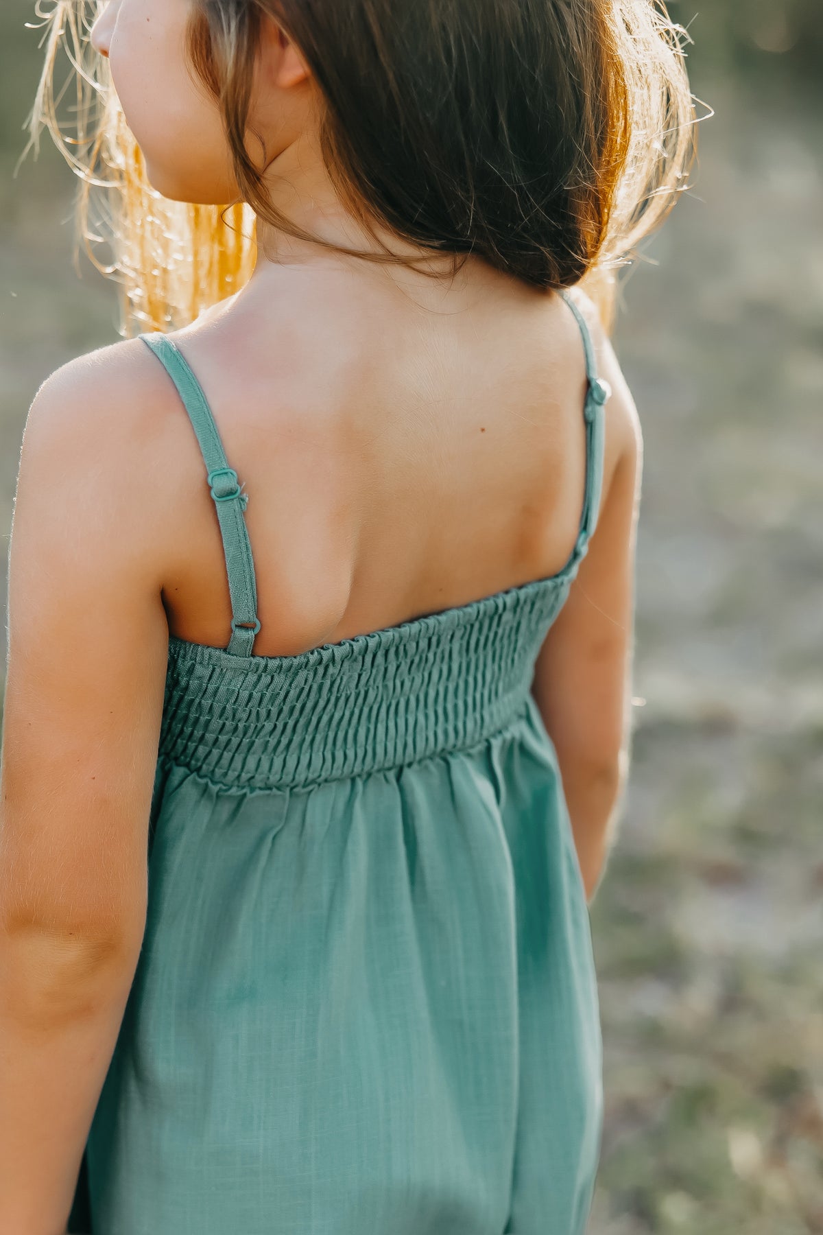 Riley Day Dress (jade linen)