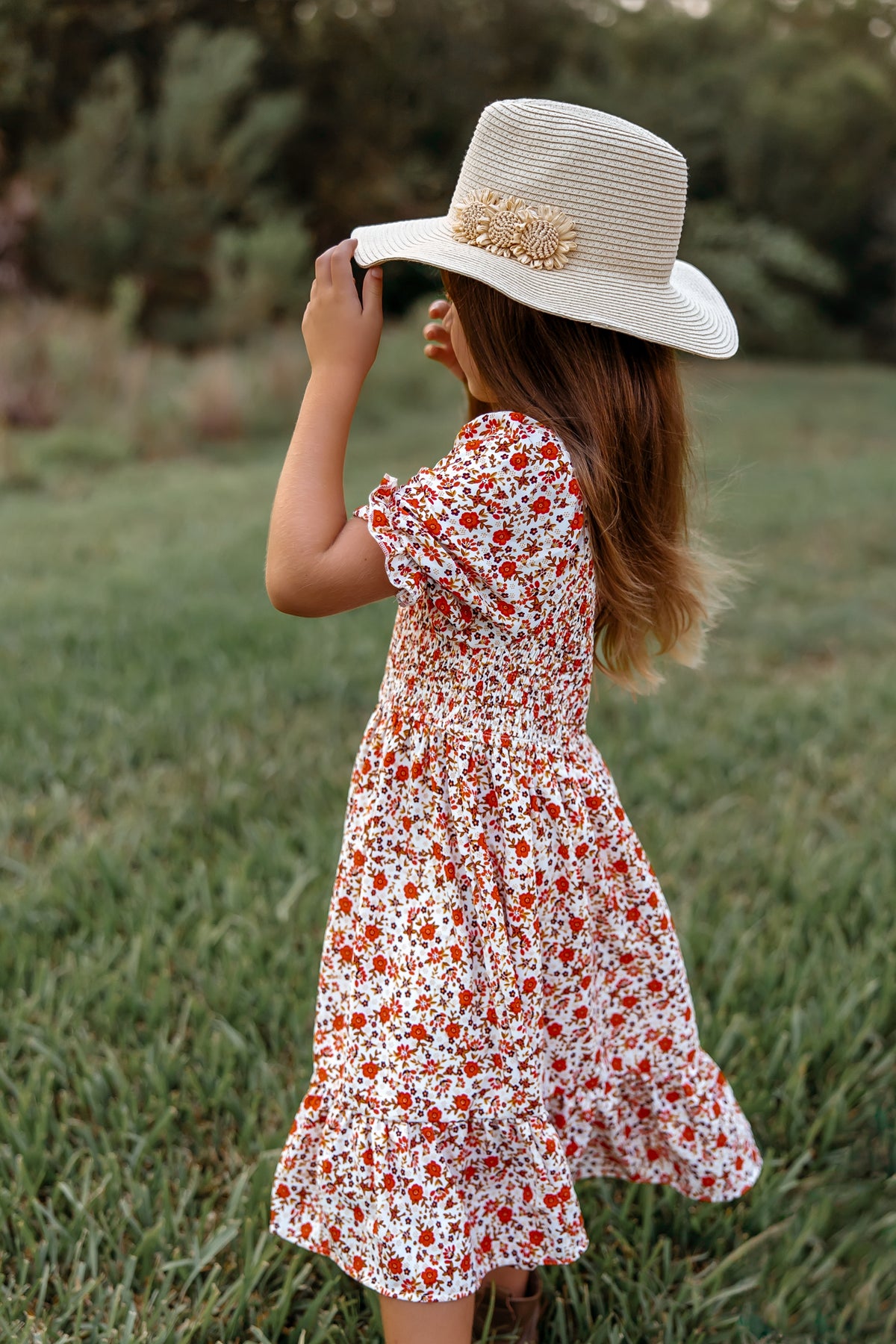 Karina (red floral)