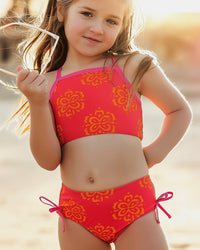 Crop Tankini Set (spice medallion) FINAL SALE