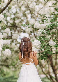 Wendy Embroidered Dress (white tulle)