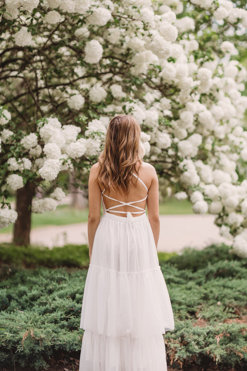 Women's Wendy Embroidered Dress (white tulle) XS-S Women's Wendy Embroidered Dress (white tulle) XS-S