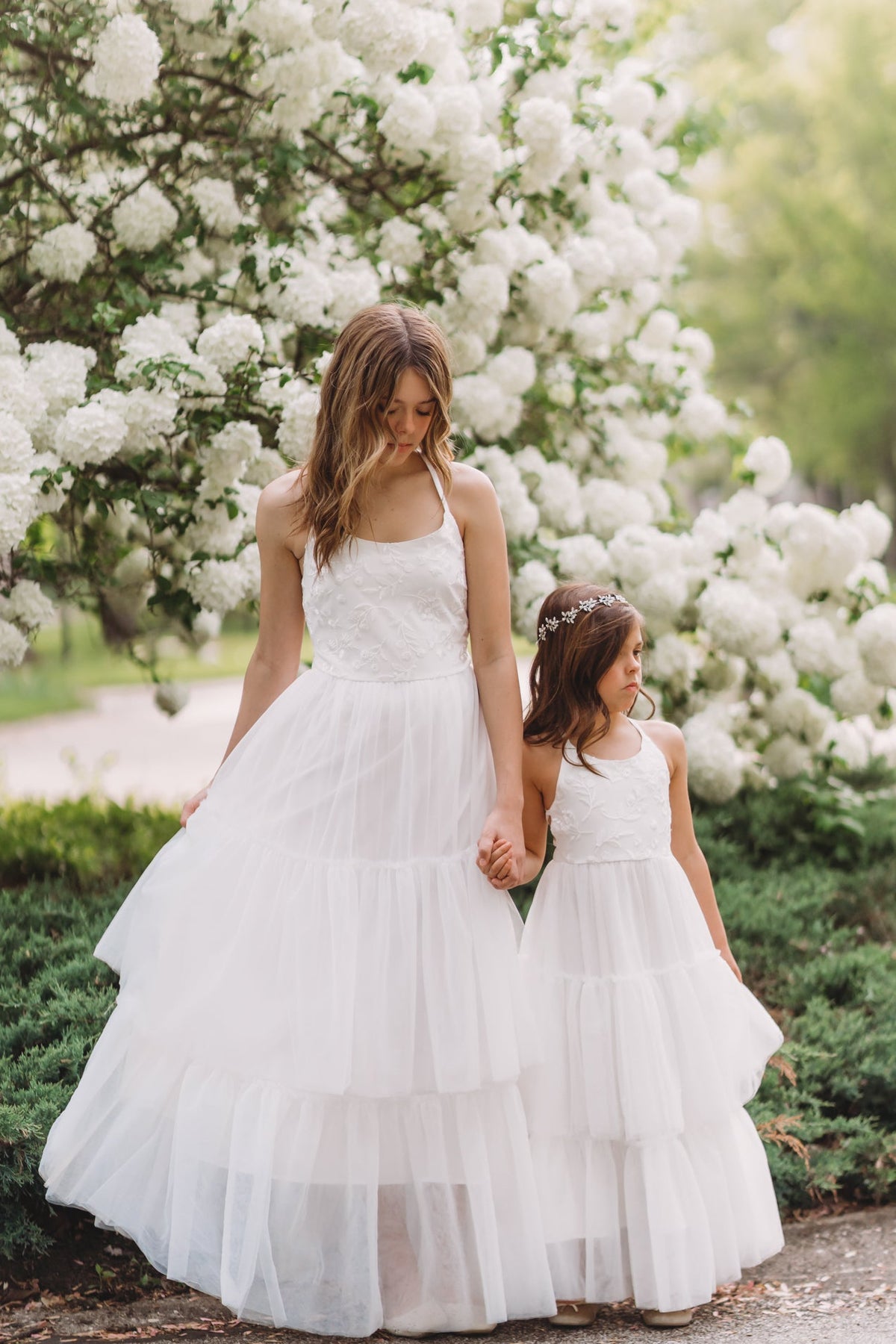 Women's Wendy Embroidered Dress (white tulle) XS-S Women's Wendy Embroidered Dress (white tulle) XS-S