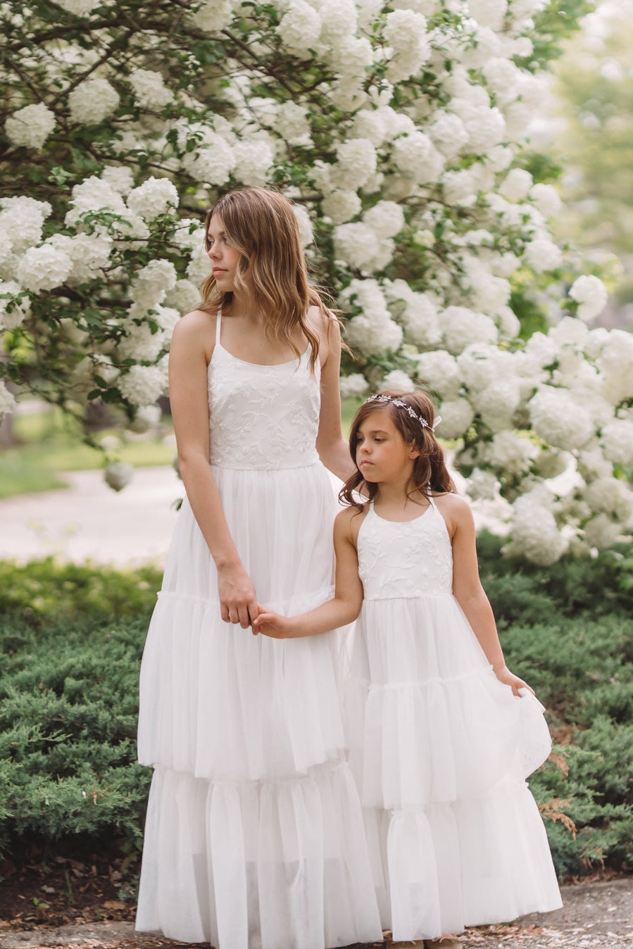 Women's Wendy Embroidered Dress (white tulle) XS-S Women's Wendy Embroidered Dress (white tulle) XS-S