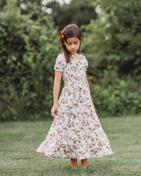 Elle Midi (mocha floral)